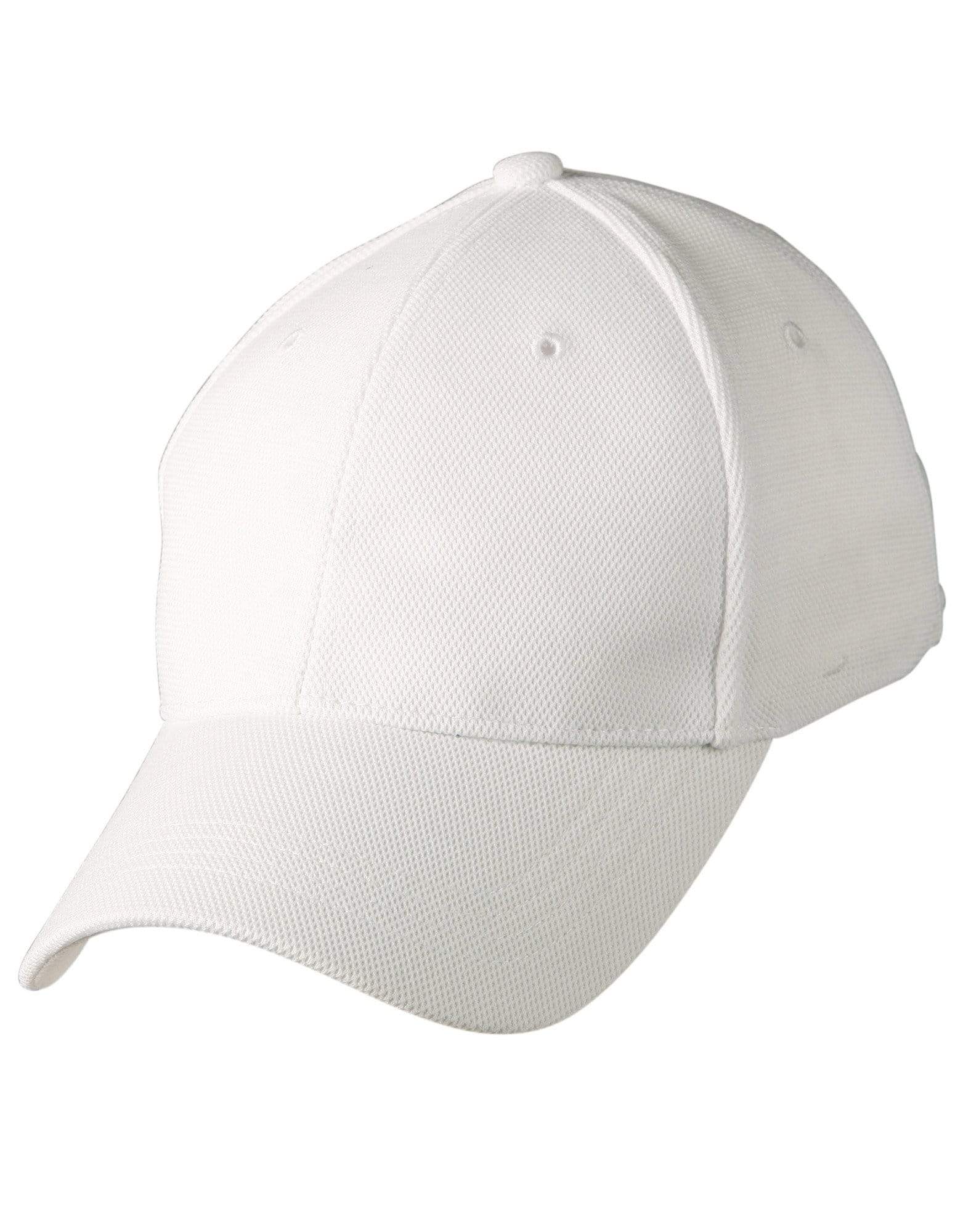 Australian Industrial Wear Active Wear White / One size Pique Mesh Cap CH77
